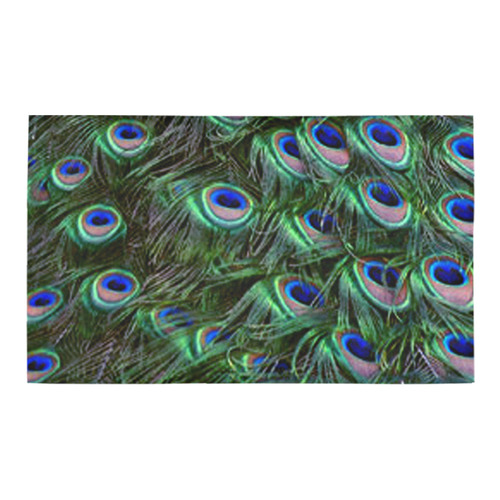 Peacock Feathers Azalea Doormat 30" x 18" (Sponge Material)