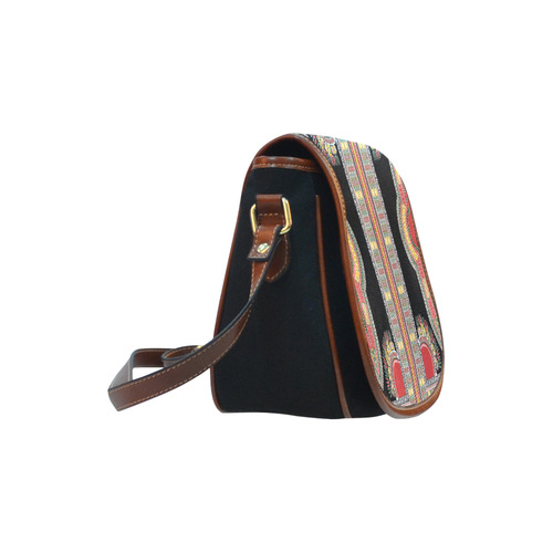 Ladies Red Eye Saddle Bag Saddle Bag/Small (Model 1649)(Flap Customization)