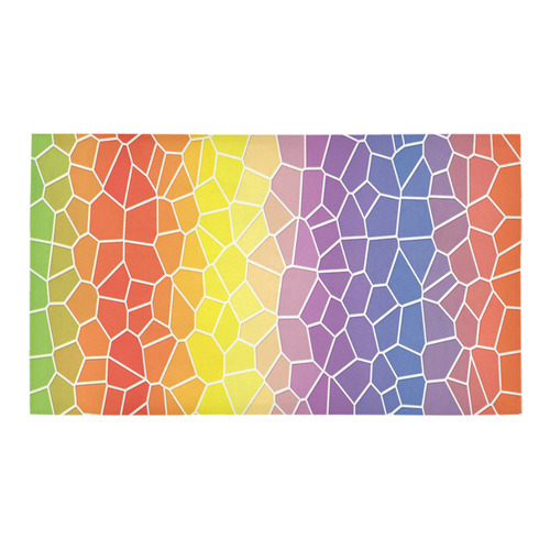 Mosaic Rainbow Bath Rug 16''x 28''