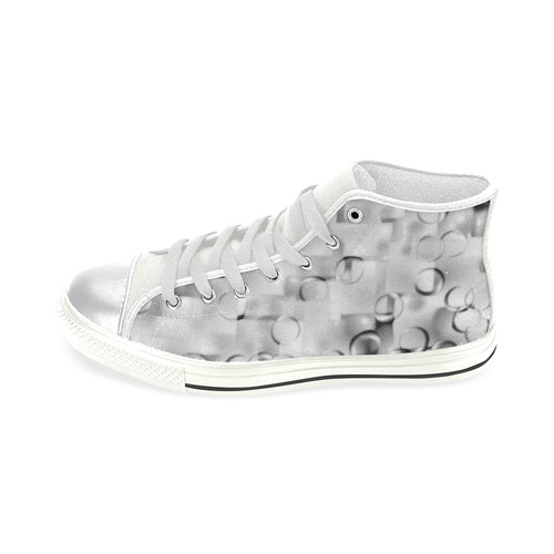 With these rings... - Jera Nour Women's Classic High Top Canvas Shoes (Model 017)