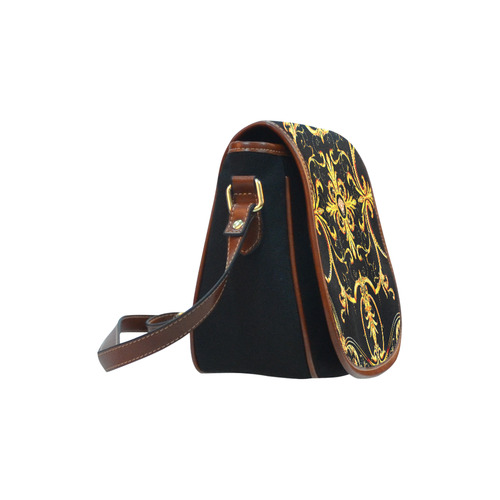Creme De Luxe Saddle Bag Saddle Bag/Small (Model 1649)(Flap Customization)