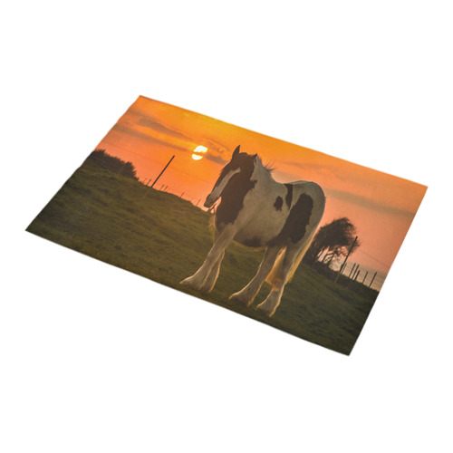 Sunset Horse Bath Rug 16''x 28''