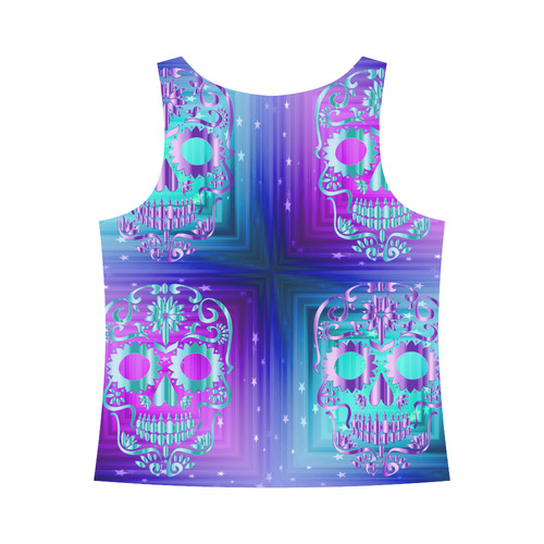 Skull20170549_by_JAMColors All Over Print Tank Top for Women (Model T43)