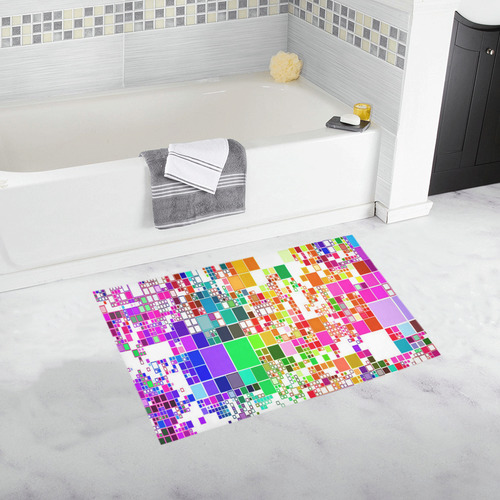 Squared Obsession Bath Rug 20''x 32''