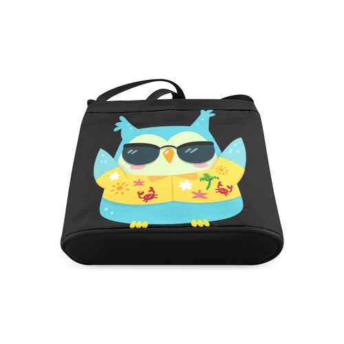 Cool Beach Owl Palm Tree Shades Crossbody Bags (Model 1613)