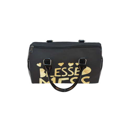 blessed mess hearts Boston Handbag (Model 1621)