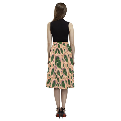 Made In Taiwan pop art Aoede Crepe Skirt (Model D16)