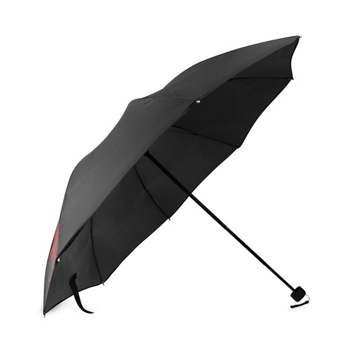 Black Canada Souvenir Umbrella Retro Foldable Umbrella (Model U01)