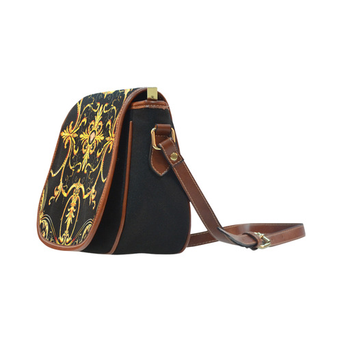 Creme De Luxe Saddle Bag Saddle Bag/Small (Model 1649)(Flap Customization)