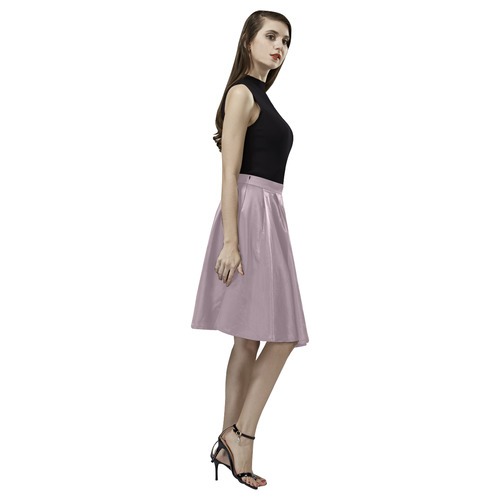 Elderberry Melete Pleated Midi Skirt (Model D15)