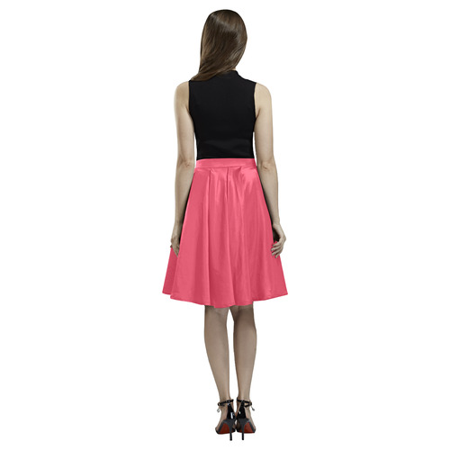 Teaberry Melete Pleated Midi Skirt (Model D15)