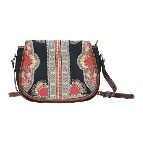 Ladies Red Eye Saddle Bag Saddle Bag/Small (Model 1649)(Flap Customization)