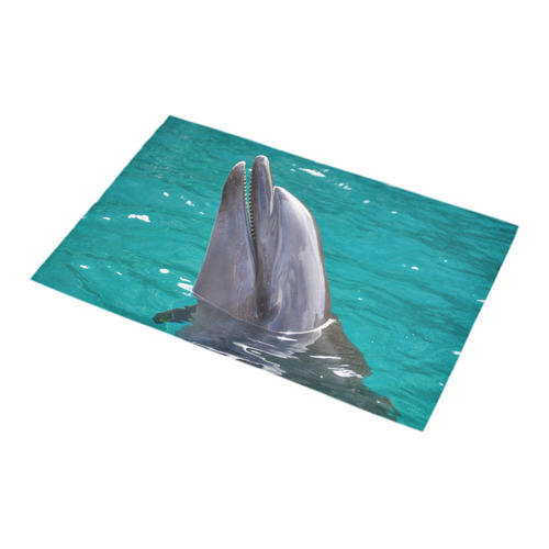 Aqua Dolphin Bath Rug 16''x 28''