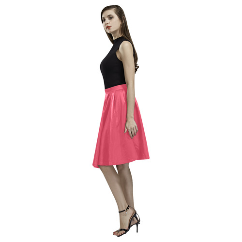 Teaberry Melete Pleated Midi Skirt (Model D15)