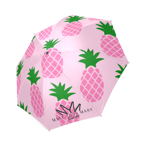Pink Pineapple MYM Foldable Umbrella (Model U01)