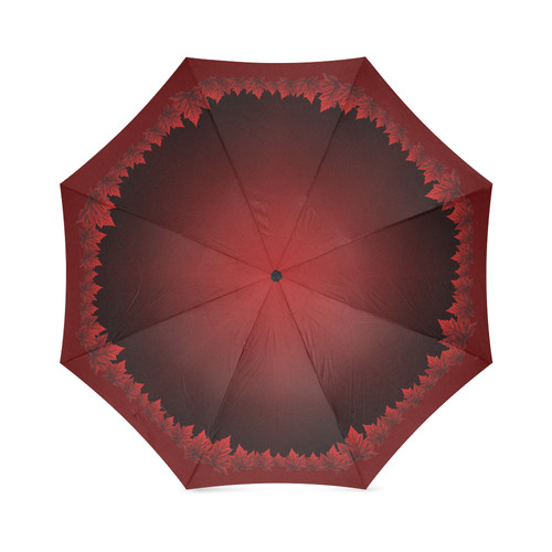 Canada Umbrella Red Maple Leaf Souvenir Foldable Umbrella (Model U01)