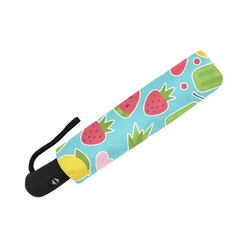 Summer Fruit Hearts Ice Cream Auto-Foldable Umbrella (Model U04)