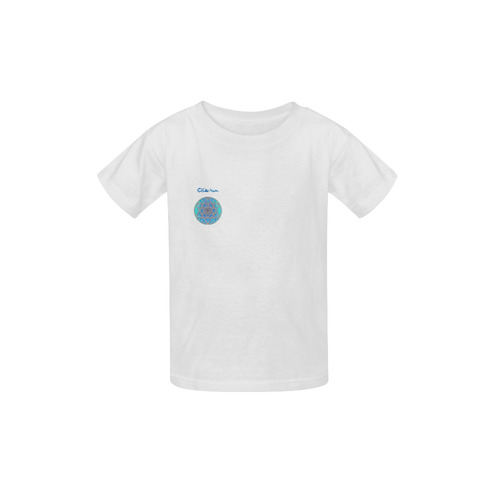 protection in blue harmony Kid's  Classic T-shirt (Model T22)