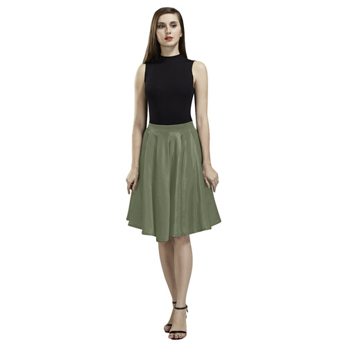 Cypress Melete Pleated Midi Skirt (Model D15)