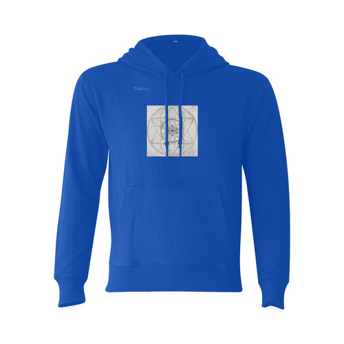 protection through fundamental mineral energy blue Oceanus Hoodie Sweatshirt (NEW) (Model H03)