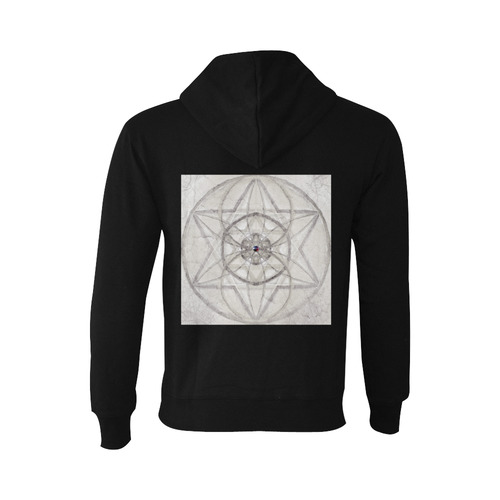 protection through fundamental mineral energy black Oceanus Hoodie Sweatshirt (NEW) (Model H03)