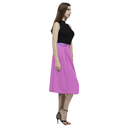 protection in purple colors-2 Aoede Crepe Skirt (Model D16)