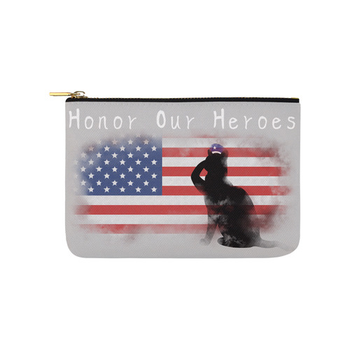 Honor Our Heroes On Memorial Day Carry-All Pouch 9.5''x6''