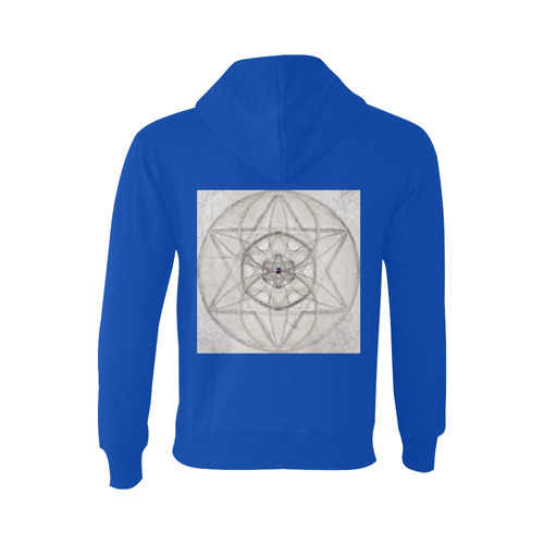 protection through fundamental mineral energy blue Oceanus Hoodie Sweatshirt (NEW) (Model H03)
