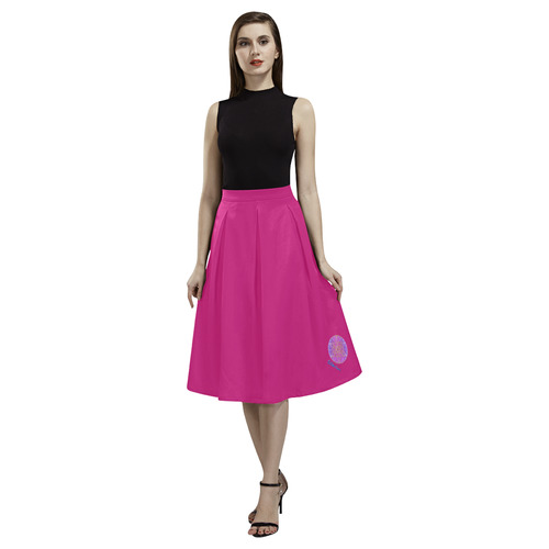 protection in purple colors-3 Aoede Crepe Skirt (Model D16)