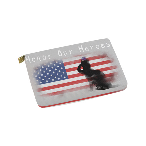 Honor Our Heroes On Memorial Day Carry-All Pouch 9.5''x6''