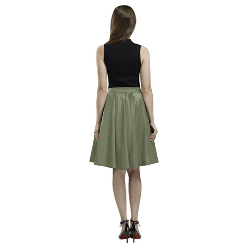 Cypress Melete Pleated Midi Skirt (Model D15)