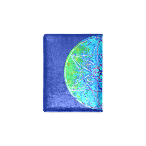 protection in nature colors-teal, blue and green-3 Custom NoteBook B5