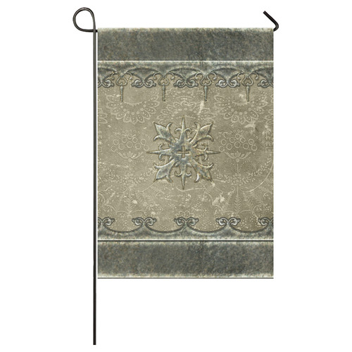 Elegant design with cross Garden Flag 28''x40'' （Without Flagpole）