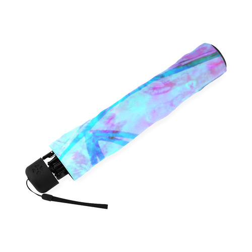 protection through an indigo wave Foldable Umbrella (Model U01)