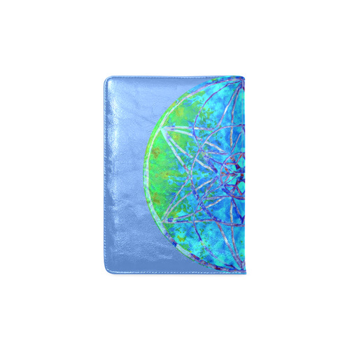 protection in nature colors-teal, blue and green-4 Custom NoteBook A5