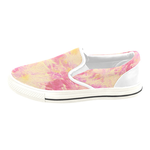 amazing Floral 617B by FeelGood Women's Slip-on Canvas Shoes/Large Size (Model 019)