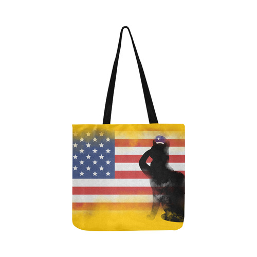 Honor Our Heroes On Memorial Day Reusable Shopping Bag Model 1660 (Two sides)