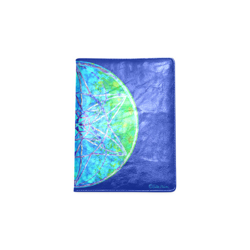 protection in nature colors-teal, blue and green-3 Custom NoteBook B5