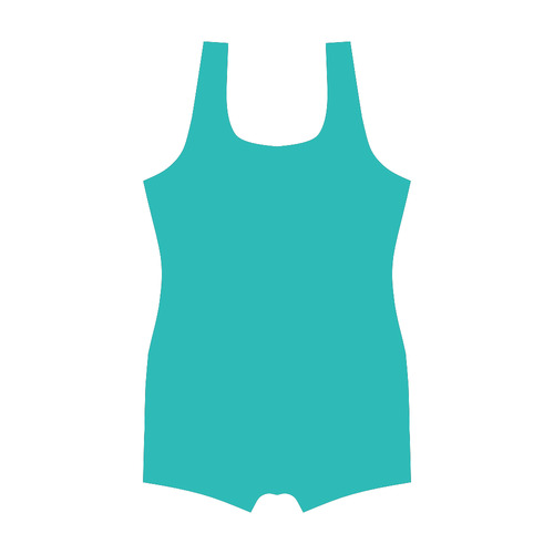 Classic Tiffany Aqua Blue Classic One Piece Swimwear (Model S03) ID