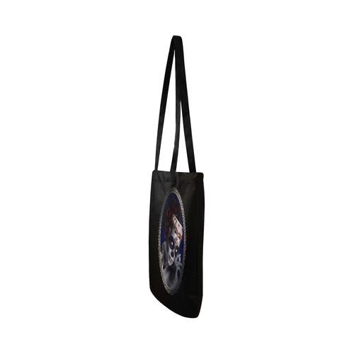 Sugarskullgirl with Spider Reusable Shopping Bag Model 1660 (Two sides)