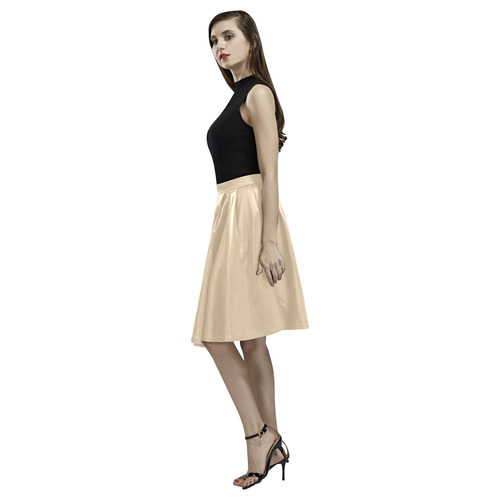 Marzipan Melete Pleated Midi Skirt (Model D15)