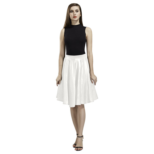 Cloud Dancer Melete Pleated Midi Skirt (Model D15)