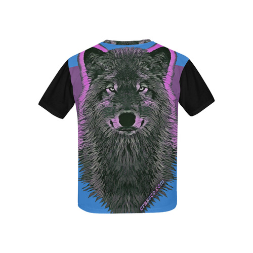 WOLF OR HUSKY Kids' All Over Print T-shirt (USA Size) (Model T40)