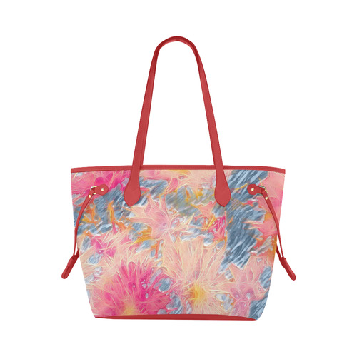 amazing Floral 617A by FeelGood Clover Canvas Tote Bag (Model 1661)