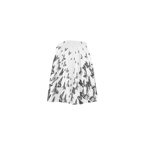 Butterfly mini skater skirt Mini Skating Skirt (Model D36)