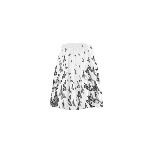 Butterfly mini skater skirt Mini Skating Skirt (Model D36)