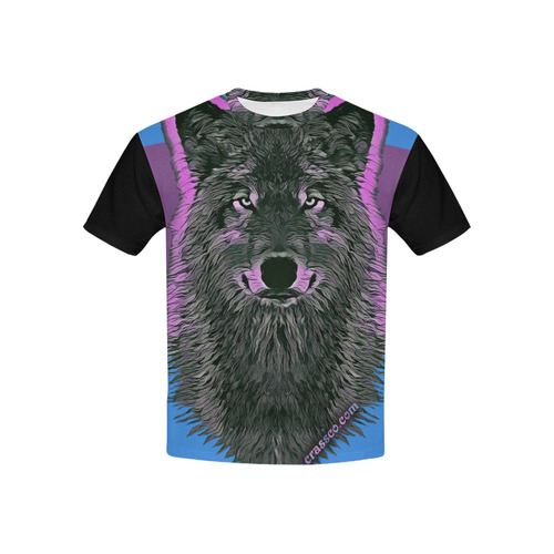 WOLF OR HUSKY Kids' All Over Print T-shirt (USA Size) (Model T40)