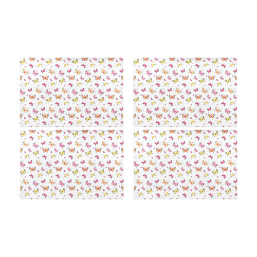 Watercolor Butterflies Placemat 12’’ x 18’’ (Four Pieces)