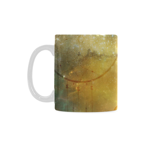 Wonderful indian with dreamcatcher White Mug(11OZ)