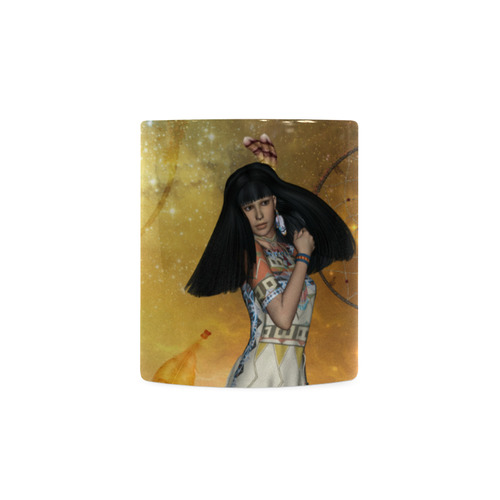 Wonderful indian with dreamcatcher White Mug(11OZ)